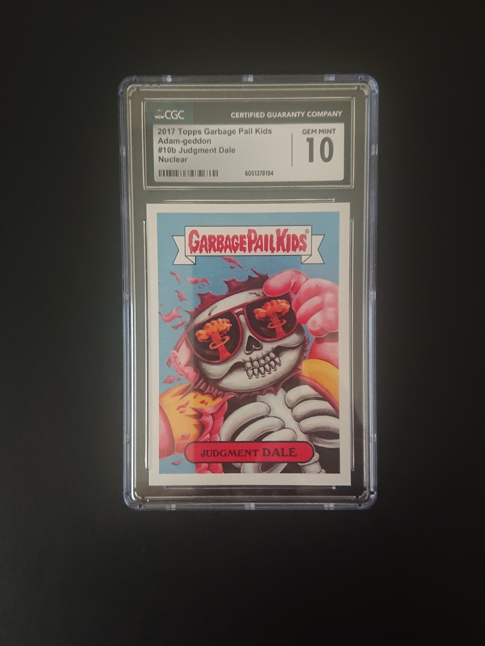 2017 Topps GPK Garbage Pail Kids Adam-Geddon - Judgment Dale (10b) - CGC 10